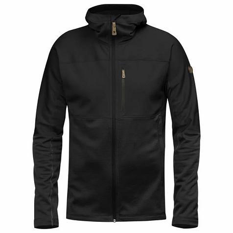 Fjallraven Men Abisko Fleece Black PH170510 Philippines